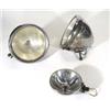 Image 1 : Pair of chromed Lucas 1930s car lamps and a fog lamp