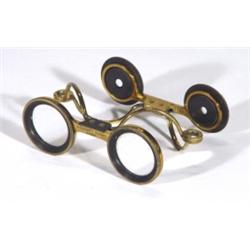 Pair of Aitchisons patent brass magnifying viewers
