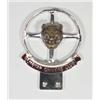 Image 1 : Chrome and enamelled Jaguar Drivers' Club radiator badge, 12cm high