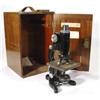 Image 1 : Mahogany cased W. Watson & Sons, London, service microscope