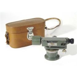 Leather cased Hilger & Watts mountaineer's sextant