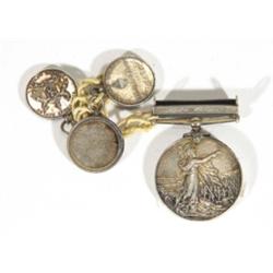 Victorian military South Africa medal inscribed Lieutenant A. Taylor, C.Rashpshtrs, with Cape Colony