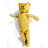 American stickback jointed teddy bear with beaded glass eyes, 60cm high