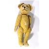 British jointed teddy bear with glass eyes, 35cm high
