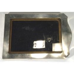 Mappin & Webb rectangular silver photo frame, Sheffield, 1926, 26cm high