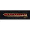 Image 1 : Gold ruby set bar brooch