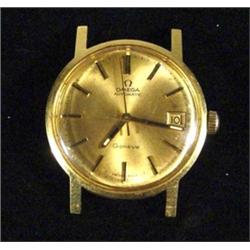 Gentleman's gold Omega automatic wristwatch