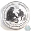 Image 1 : 2016 Australia $2 Year of the Monkey 2oz Fine Silver Coin (Tax Exempt). Coin comes Encapsulated.