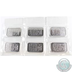 Sheet of Johnson Matthey 1oz Fine Silver Bars 'B Series' (Tax Exempt). Bars come sealed in the Origi