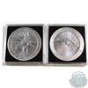 Image 1 : Pair of Australia 1oz. .999 Fine Silver Coins - 2015 Funnel-Web Spider & 2016 Kangaroo (Tax Exempt).