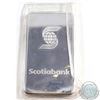 Image 2 : Scotiabank 10oz Fine Silver Bar (TAX Exempt). Bar is toned.