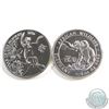 Image 1 : 2016 Somali Elephant & 2016 Great Britain Year of the Monkey 1oz Fine Silver Coins (TAX Exempt). Ple