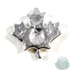 Image 2 : Hand Poured 2.13 oz .999 Fine Canada Silver Saver Maple Leaf Shaped Bar (TAX Exempt)