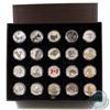 Image 1 : Official RCM Deluxe Collector Case with 2011-2015 Canada $20 for $20 & $25 for $25 Fine Silver Coins