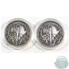 Image 1 : 2015 & 2017 Austria Philharmonic 1 oz. Fine Silver Coins (TAX Exempt). Please note coins may contain