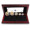 Image 1 : RCM Issue: 2003 Canada Hologram 5-coin Fine Silver Maple Leaf Set (missing outer sleeve and a few Co