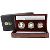 Image 1 : RCM Issue: 2012 The Queen's Diamond Jubilee Royal Sterling & Fine Silver 3-coin Set. This Set featur