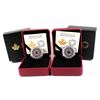 Image 1 : RCM Issue: 2017 Canada $3 Zodiac Series - Capricorn & Taurus Fine Silver Coins (TAX Exempt). 2pcs.