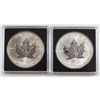 Image 1 : RCM Issue: 2000 Dragon & 2001 Snake Canada $5 Privy Mark Fine Silver Maples (Tax Exempt). Please not