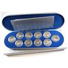 Image 1 : RCM Issue: 1990-1994 Canada $20 Aviation 1 Full Sterling Silver with Gold Plating 10-coin Set. Comes