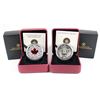 Image 1 : RCM Lot: 2013 Canada $15 Maple Hologram - Maple of Peace & 2013 $20 Maple Leaf Impression Red Enamel