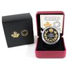 Image 1 : RCM Issue: 2015 5-cent Legacy of the Canadian Nickel - Crossed Maple Boughs Fine Silver Coin (capsul