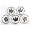 Image 1 : RCM Issue: 2016-2017 Canada Privy Mark 1oz .9999 Fine Silver Maple Leafs: 2016 Grizzly, 2016 Wolf, 2