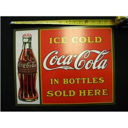 Coca Cola tin sign