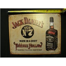 Tennessee Jack Daniels tin sign