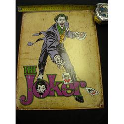 DC Comics the joker tin sign