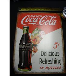 Coca Cola tin sign