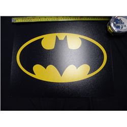 Batman logo tin sign