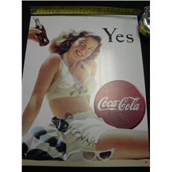 Coca Cola tin sign