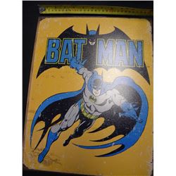 Retro Batman tin sign