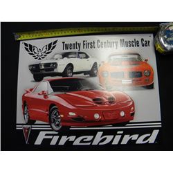 Pontiac Firebird tin sign
