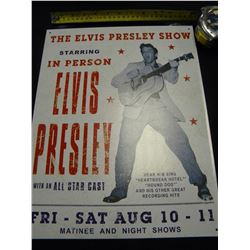 Elvis Presley tin sign