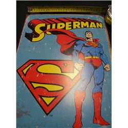 Superman Retro tin sign