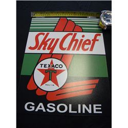 Texaco " Sky Chief" tin sign