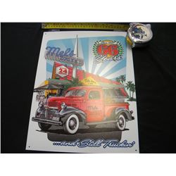 Mels Diner 66 years tin sign