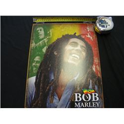 Bob Marley Mosaic tin sign