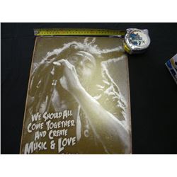 Bob Marley tin sign