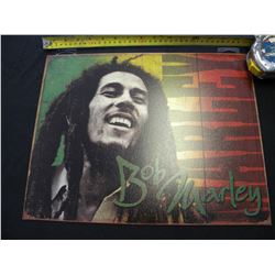 Bob Marley tin sign