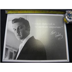 Elvis Presley tin sign