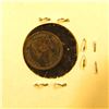 Image 2 : 1870 wide rims Canada Five Cent Silver, Fine.