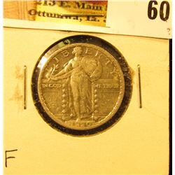 1920 P U.S. Standing Liberty Quarter, Fine.