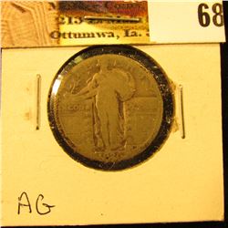 1926 S U.S. Standing Liberty Quarter, AG.