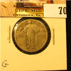 1927 D U.S. Standing Liberty Quarter, G.