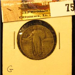 1929 P U.S. Standing Liberty Quarter, G.