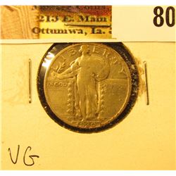 1930 P U.S. Standing Liberty Quarter, VG.