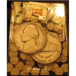 Lot of 7 H.E. Harris empty coin folders. (3) Jefferson Nickels 1962-1995, (3) Roosevelt Dimes starti